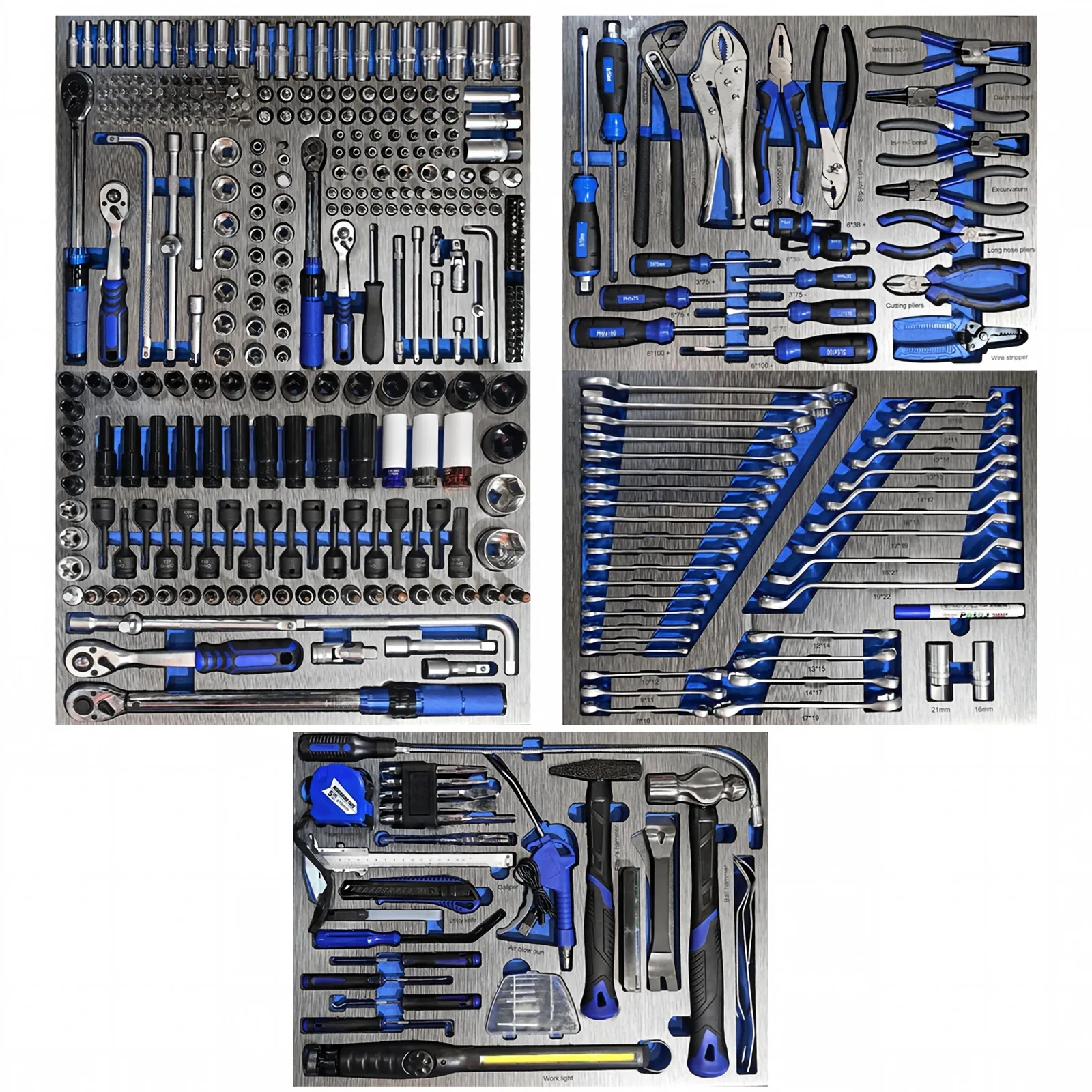 429-Piece Socket Wrench Set with EVA Trays