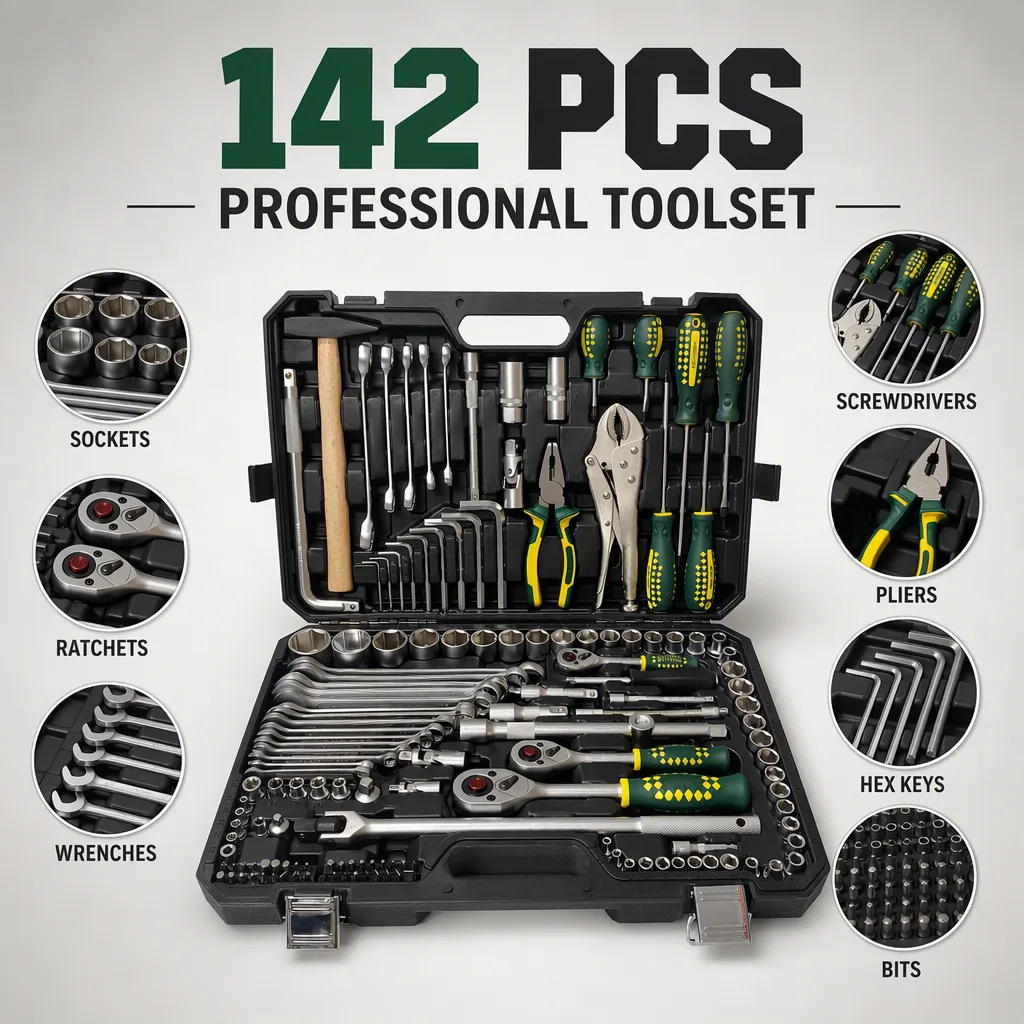 142-Piece Professional Tool Set