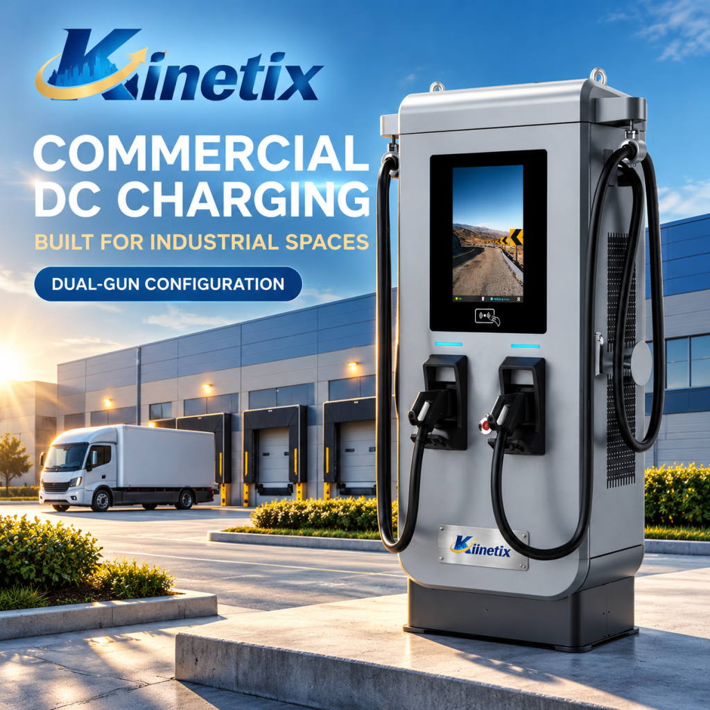 Floor-Mounted DC Fast Charging Station, 60-180 kW