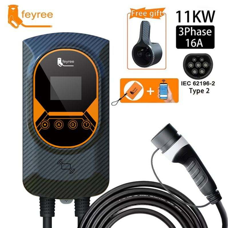 شاحن حائطي للسيارات الكهربائية AC, 11 kW · Type 2