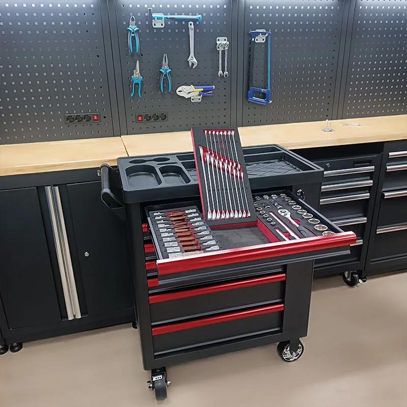 HL-02 7-Drawer Roller Tool Trolley