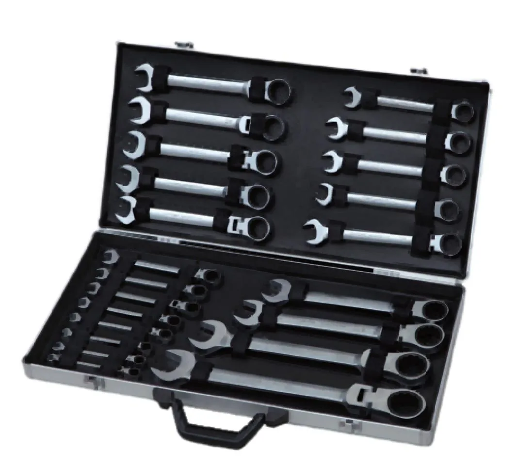 20-Piece Flexible Ratchet Spanner Set