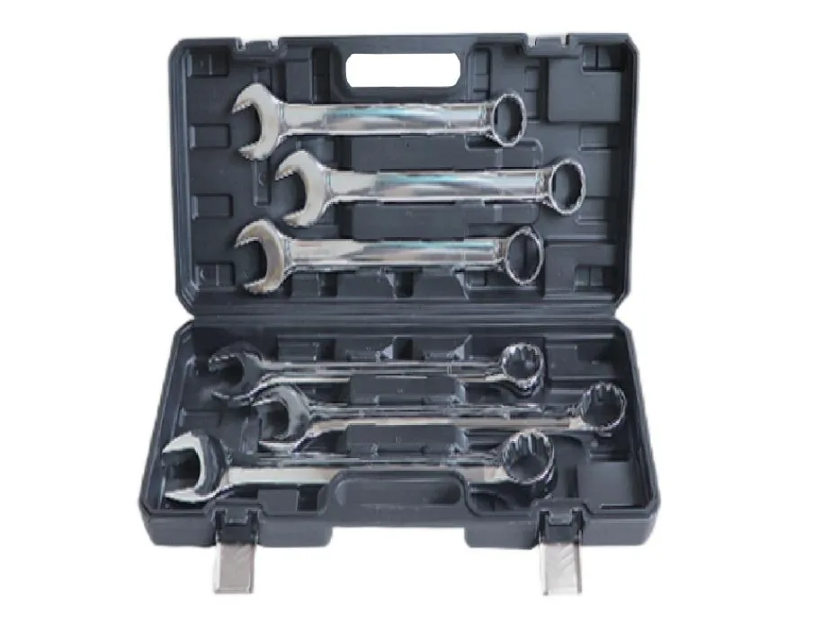 Wrench Set in Blow-Mould Case, Large Sizes