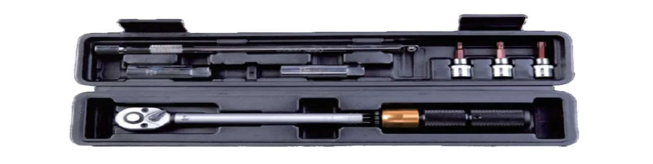 Socket Set with Accessories in Long Case